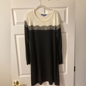 Apt 9 warm black and white dress.